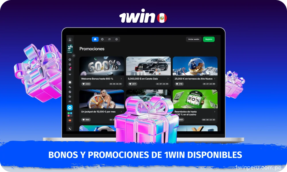 1win ofrece a los usuarios nuevos y actuales de Perú una variedad de bonificaciones y promociones por apostar en deportes y jugar en el casino